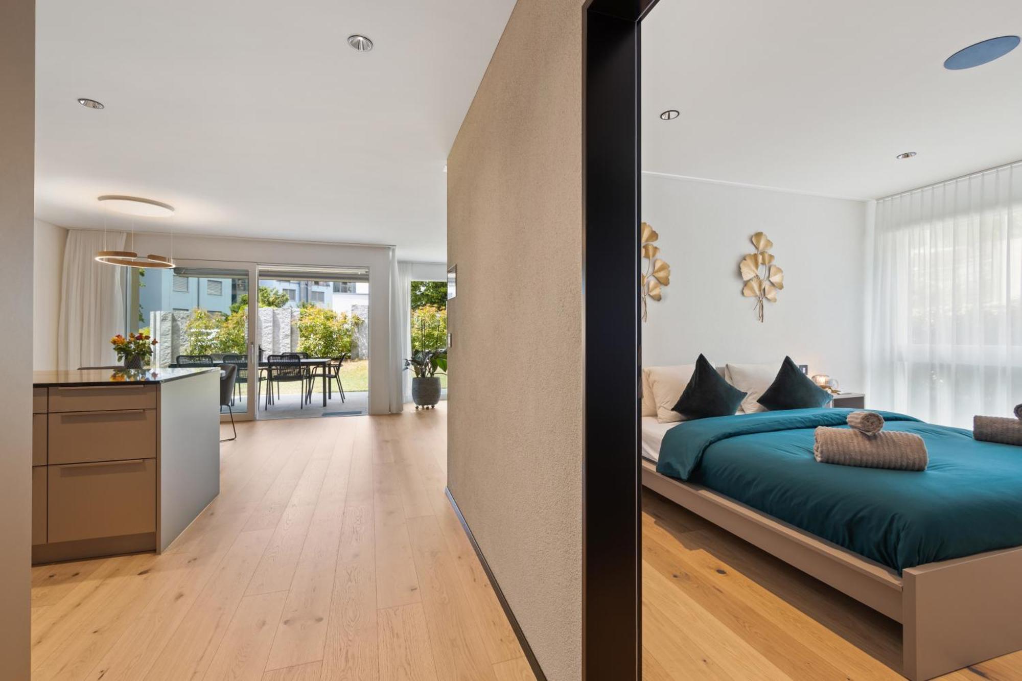 The R Apartment Zugerberg - Ev Wallbox - Terrasse Герольдсвиль Экстерьер фото